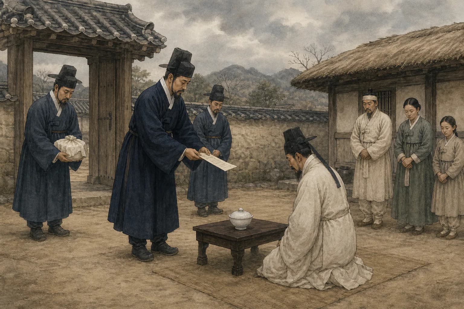 사약을 마시면 바로 죽었을까? 조선 기록으로 본 사약의 실제