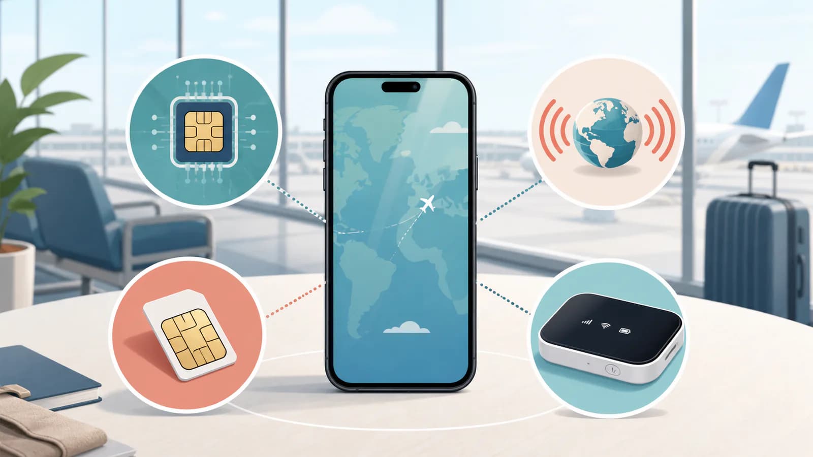 해외여행 인터넷 선택법|eSIM·유심·로밍·와이파이도시락 비교